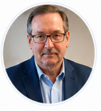 Portrait of David Cramer, founder of Delfino AI